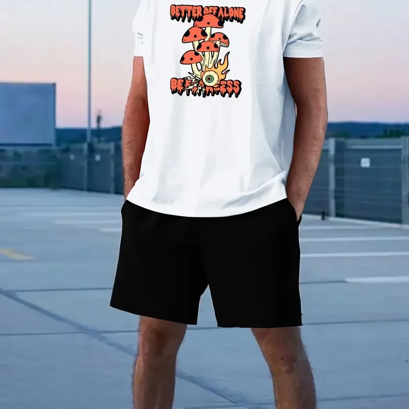 Men's Casual Graphic T-Shirt