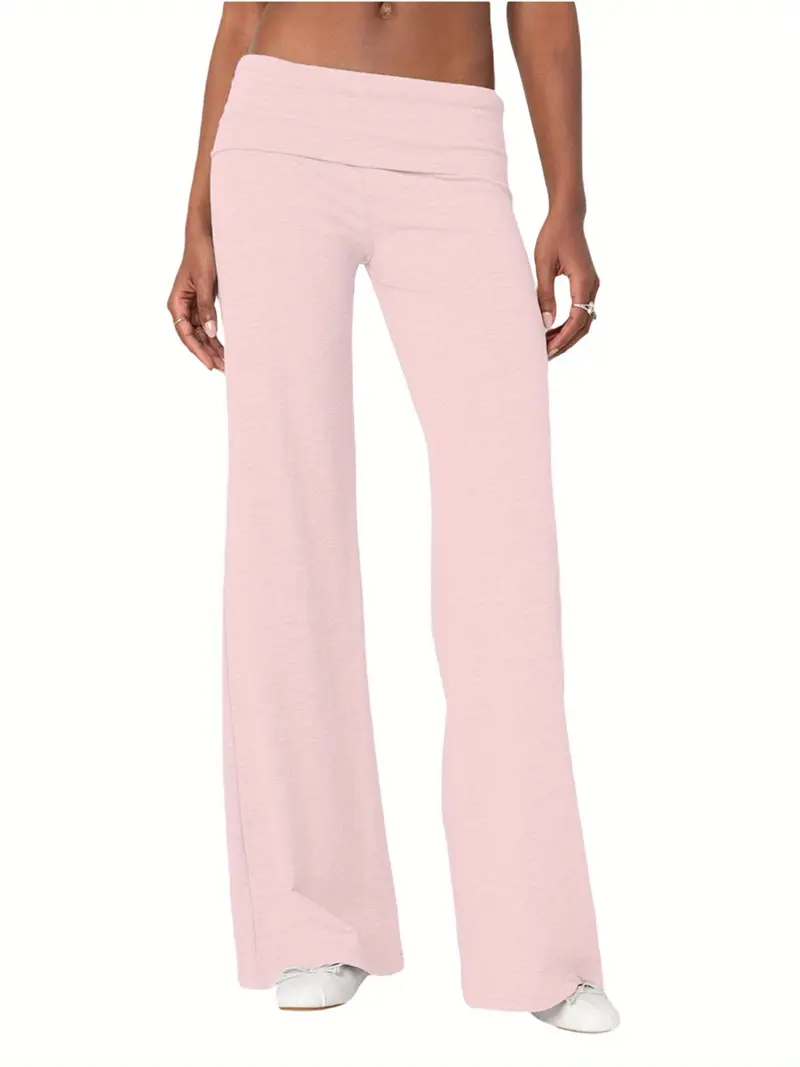 Women Elastic Wide Leg Pants