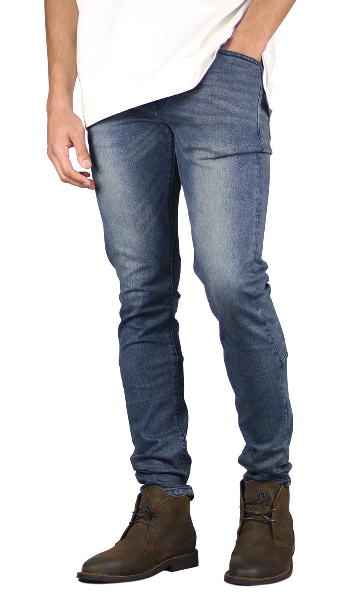 Marine Blue Ian Stack Jeans - Image 7