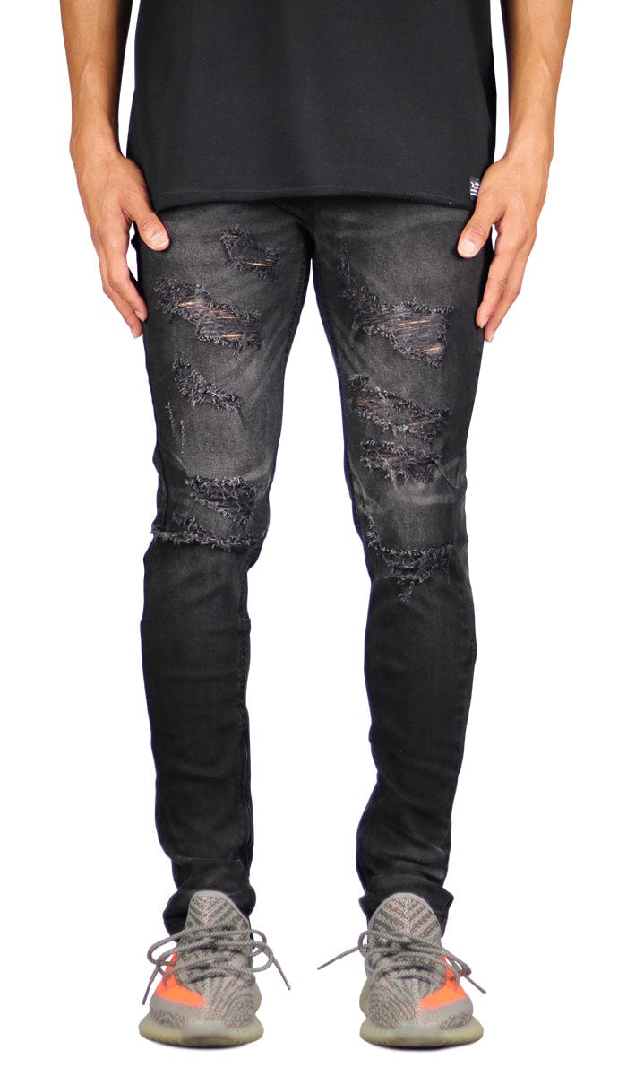 Black Gao Zipper Jeans - Image 8