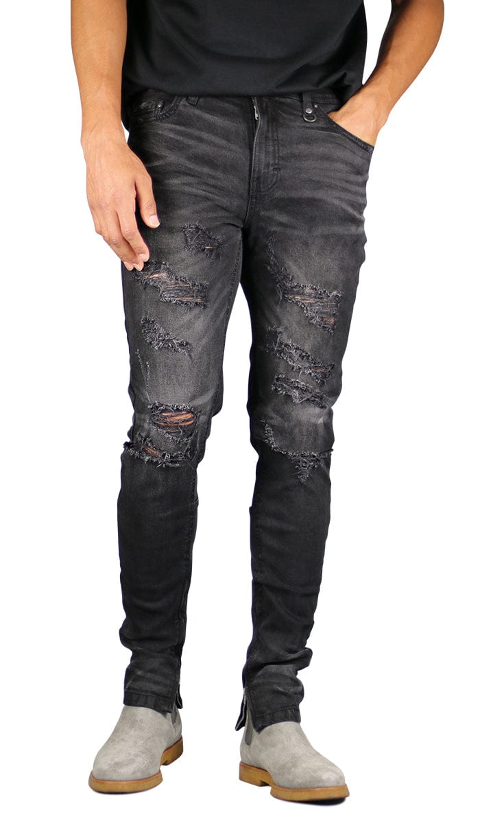 Black Gao Zipper Jeans - Image 6