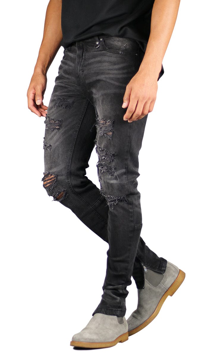 Black Gao Zipper Jeans - Image 7