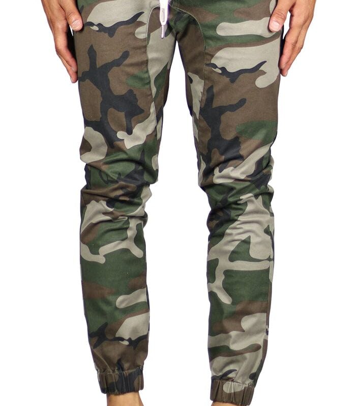 Camo Drop Crotch Joggers