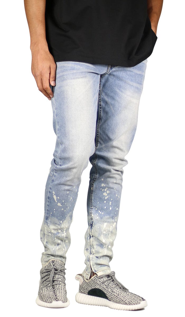 Flame Blue Zipper Jeans - Image 5