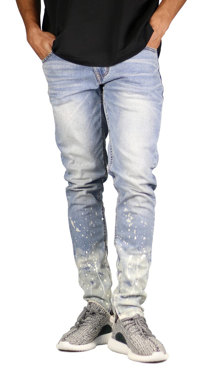 Flame Blue Zipper Jeans - Image 6