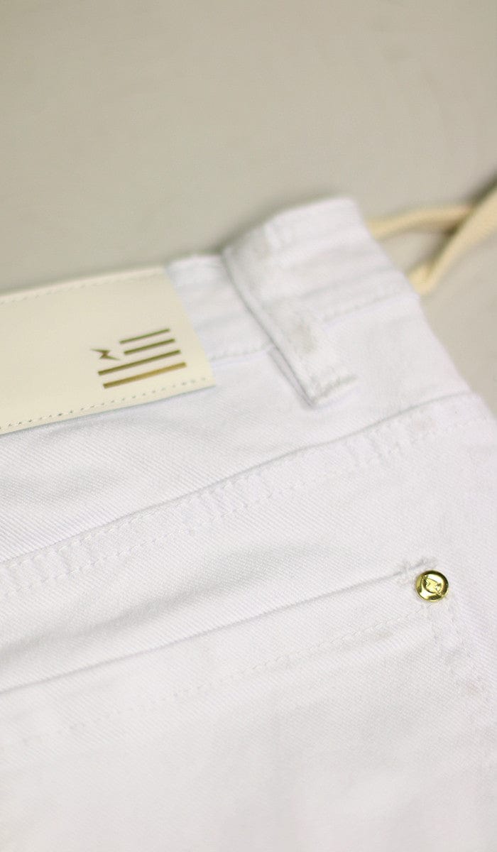 White Nate Zipper Pants - Image 9