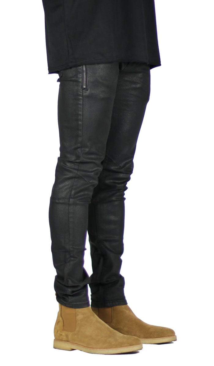 Wax Coated Slim Jeans - Image 3