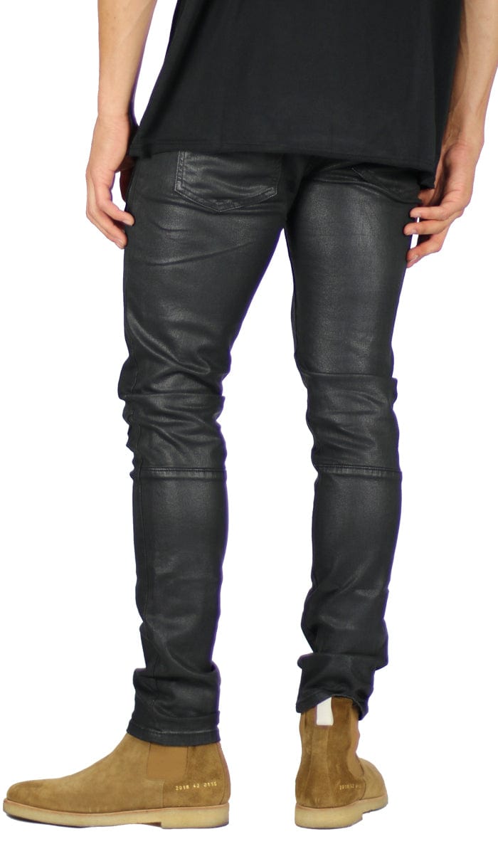 Wax Coated Slim Jeans - Image 4