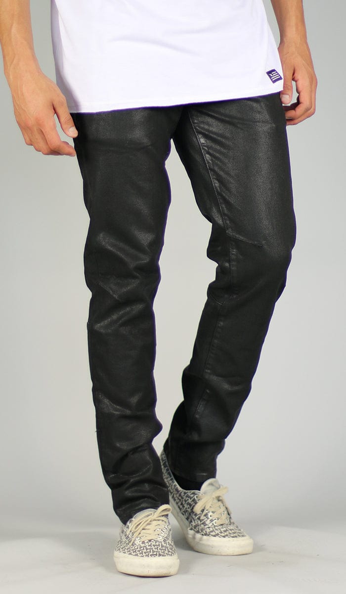 Wax Coated Slim Jeans - Image 5