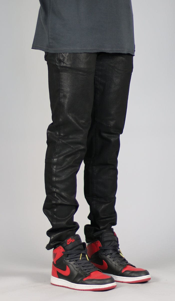 Wax Coated Slim Jeans - Image 6