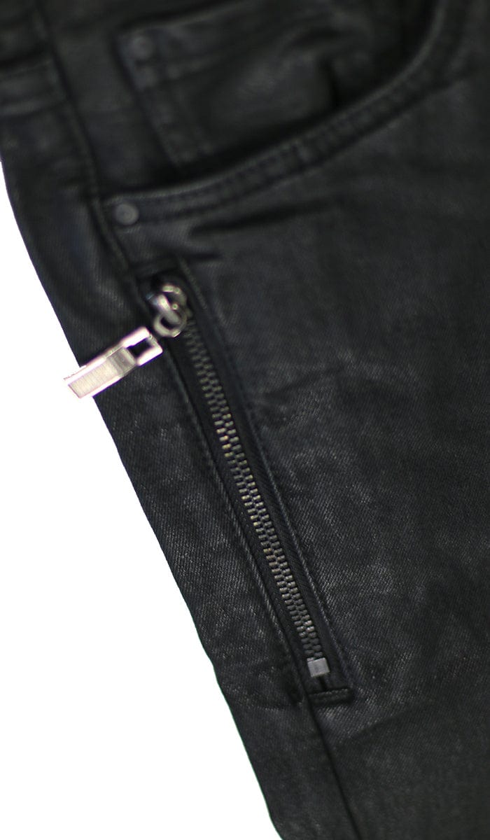 Wax Coated Slim Jeans - Image 8