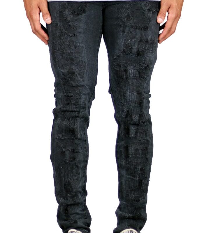 Fade Black Thrasher Jeans