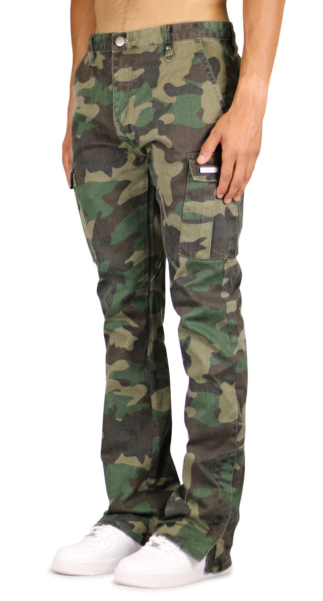 Camo Flare Cargo Pants - Image 5