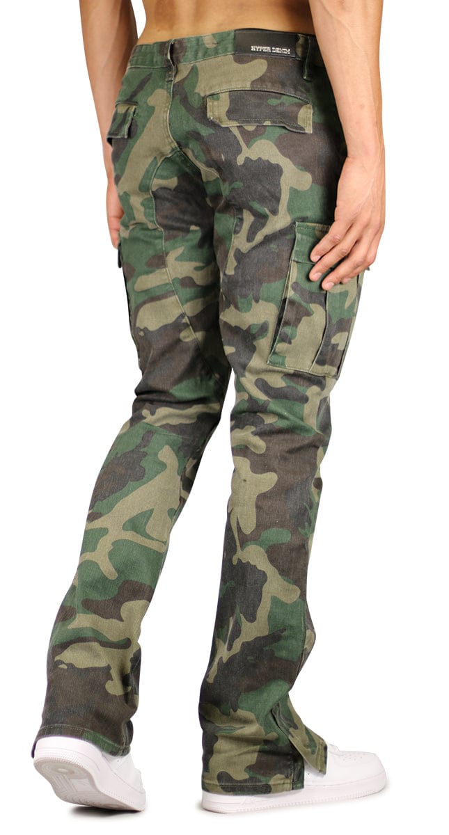 Camo Flare Cargo Pants - Image 6