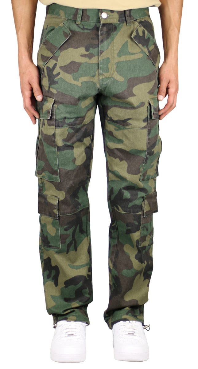 Camo 8 Pocket Cargo Pants - Image 4