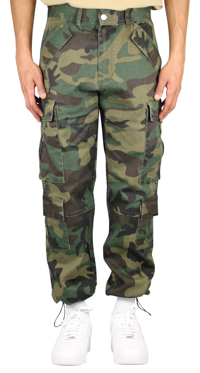 Camo 8 Pocket Cargo Pants - Image 3