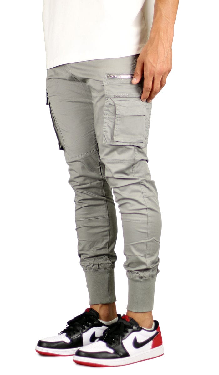Gray Cool Cargo Joggers - Image 2