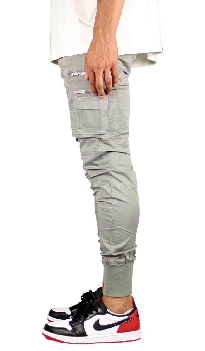 Gray Cool Cargo Joggers - Image 3
