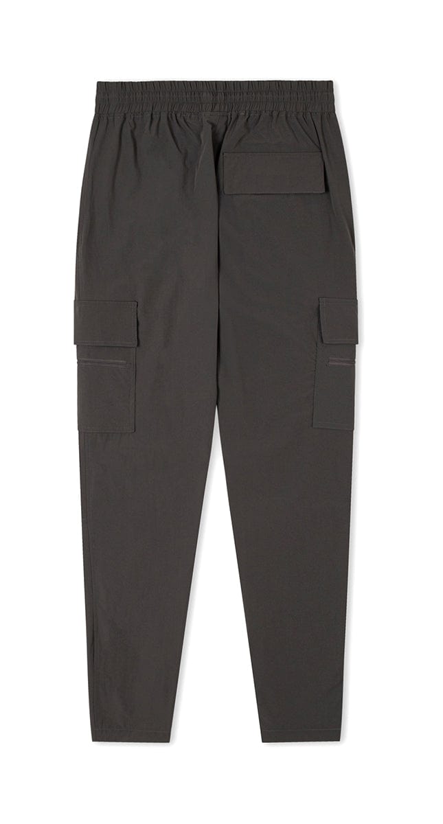 Charcoal Cool Nylon Zipper Pants - Image 6