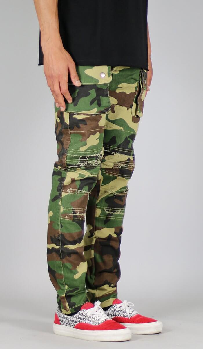 Woodland Camo Cargo Pants - Image 2