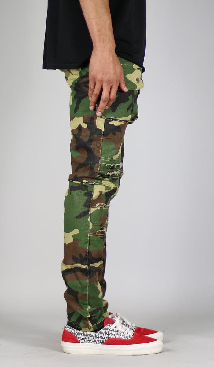 Woodland Camo Cargo Pants - Image 3