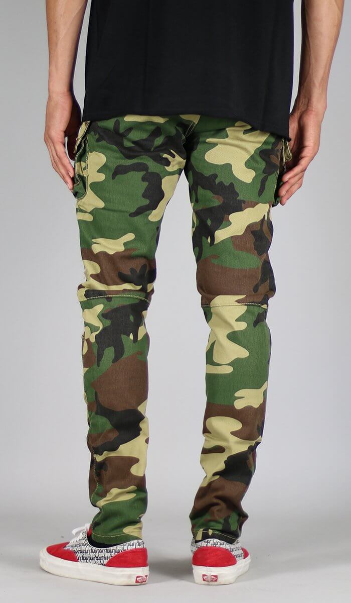 Woodland Camo Cargo Pants - Image 4