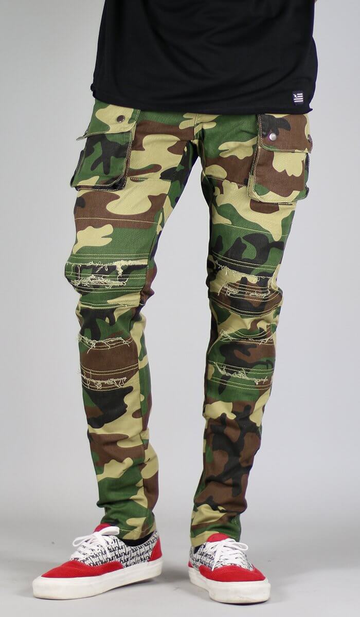 Woodland Camo Cargo Pants - Image 5