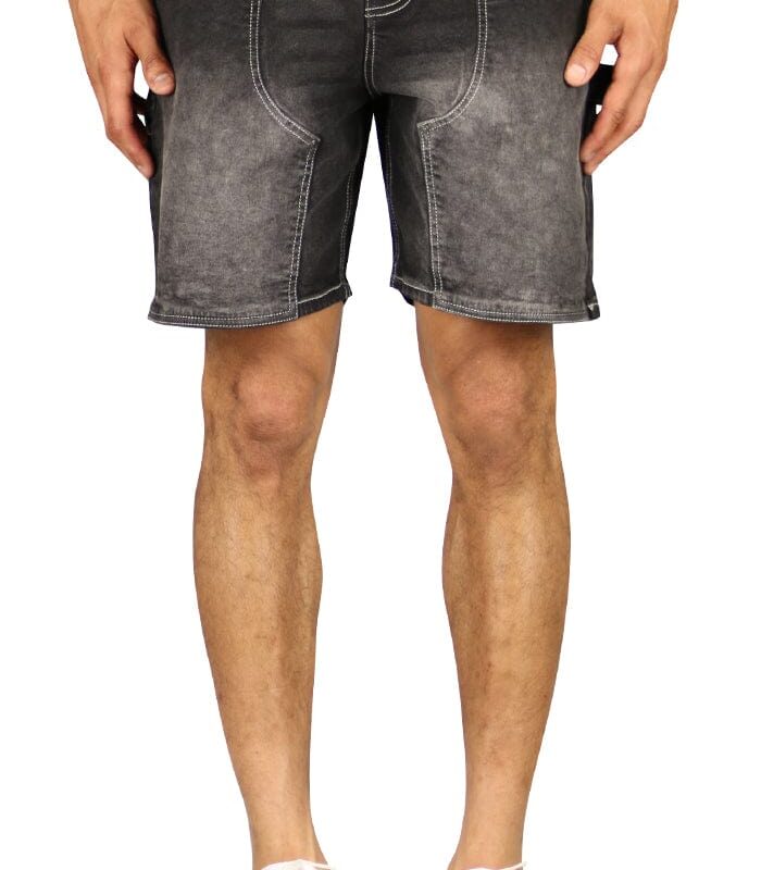 Black Carpenter Denim Shorts