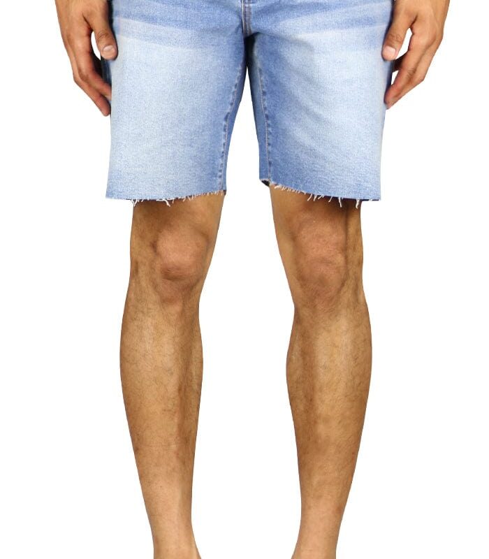 M. Blue Denim Shorts
